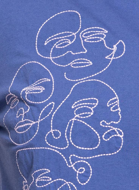 Castle Printed Long - Sleeve Faces - Khotwh